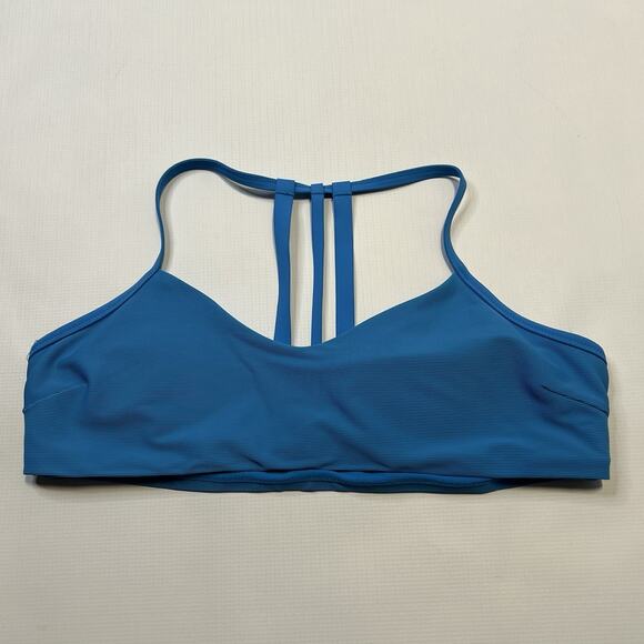 Athleta Blue Bikini Top T Back Women’s Size XL A-C Removable Padding - Picture 6 of 8